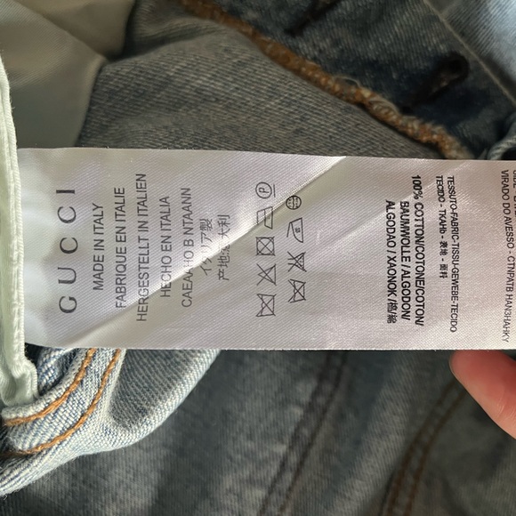Tapered Gucci Jeans size 30 - Picture 6 of 13